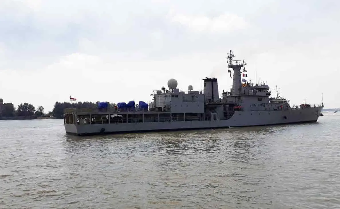ENC vessel INS Savitri drops off 2 Medical Oxygen Plants at Chittagong