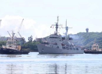 Naval ship from Bangladesh arrives at Visakhapatnam to commemorate Swarnim Vijay Varsh