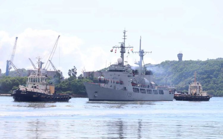 Naval ship from Bangladesh arrives at Visakhapatnam to commemorate Swarnim Vijay Varsh