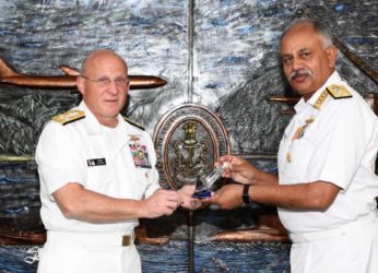 US Chief of Naval Operations arrives in Vizag to attend Malabar Exercise