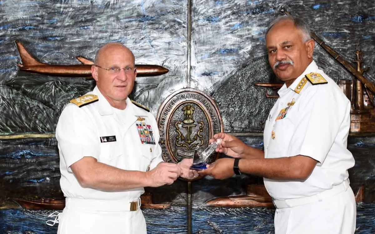 US Chief of Naval Operations arrives in Vizag to attend Malabar Exercise