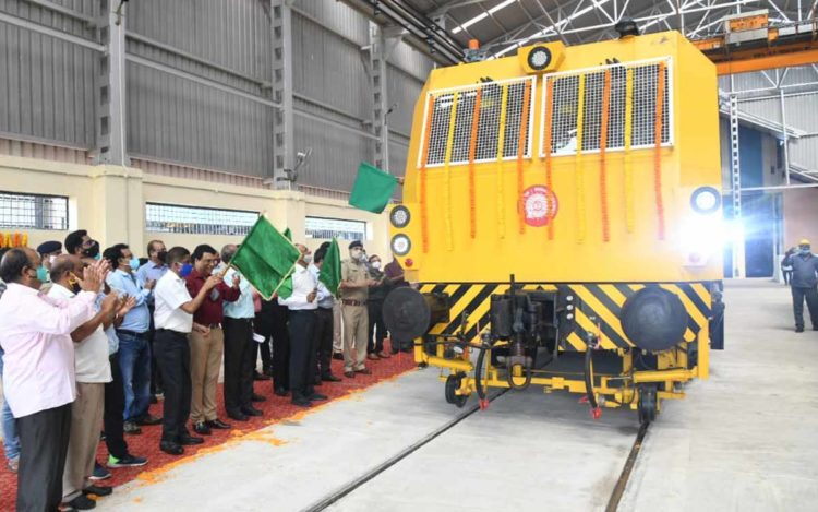 Waltair Railway Division gets a new UNIMAT machine in Visakhapatnam