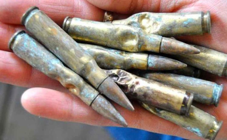 bullets at Visakhapatnam Airport