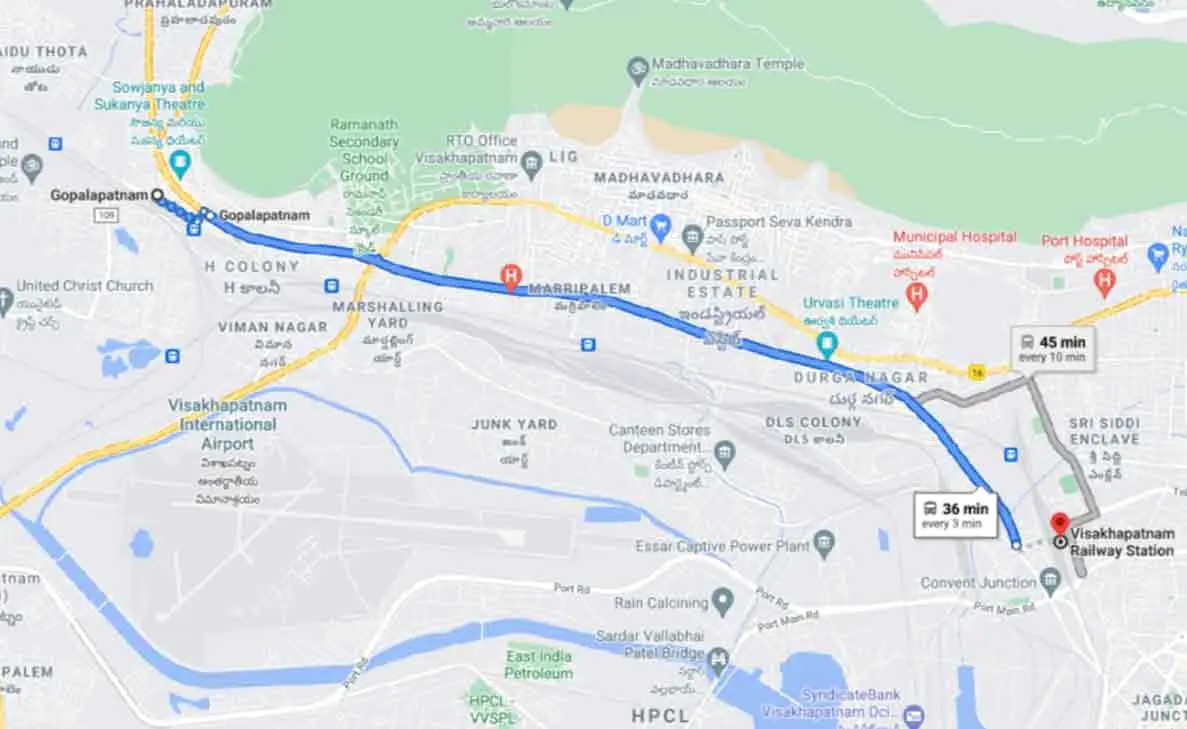 Rs 106 crore sanctioned for a third Vizag-Gopalapatnam railway line