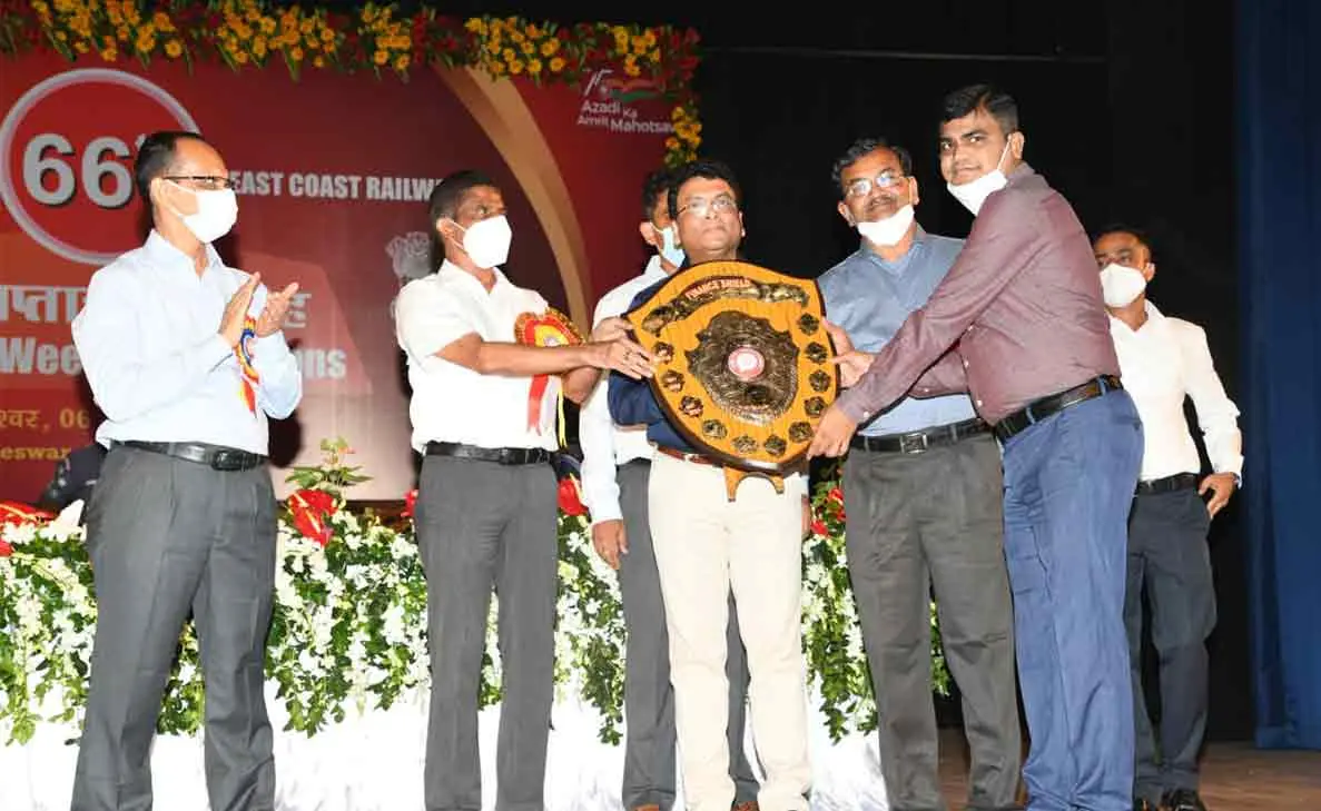 Waltair Railway Division bags 6 awards for efficiency in operations