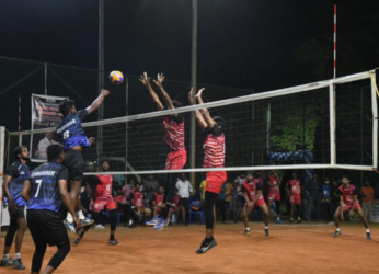 2nd DRM Cup All India Invitation Volleyball Tournament kicks off in Vizag in style