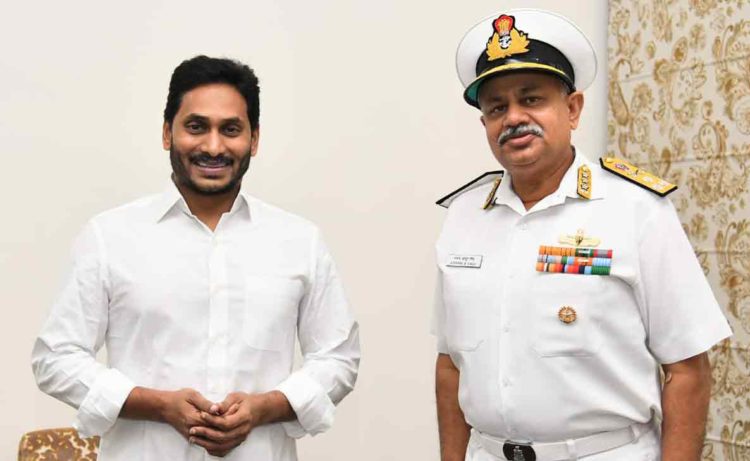 ENC invites AP CM YS Jagan for Navy Day celebrations in Visakhapatnam