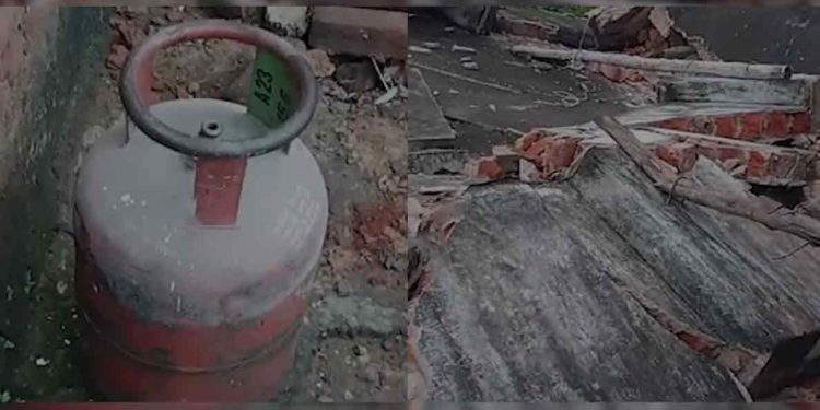 1 dead in a LPG cylinder explosion at Sriharipuram, Visakhapatnam