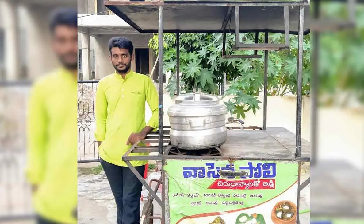 Yo! Vizag Exclusive: Meet the man behind millet idlis of Vasena Poli that left Vice President in awe