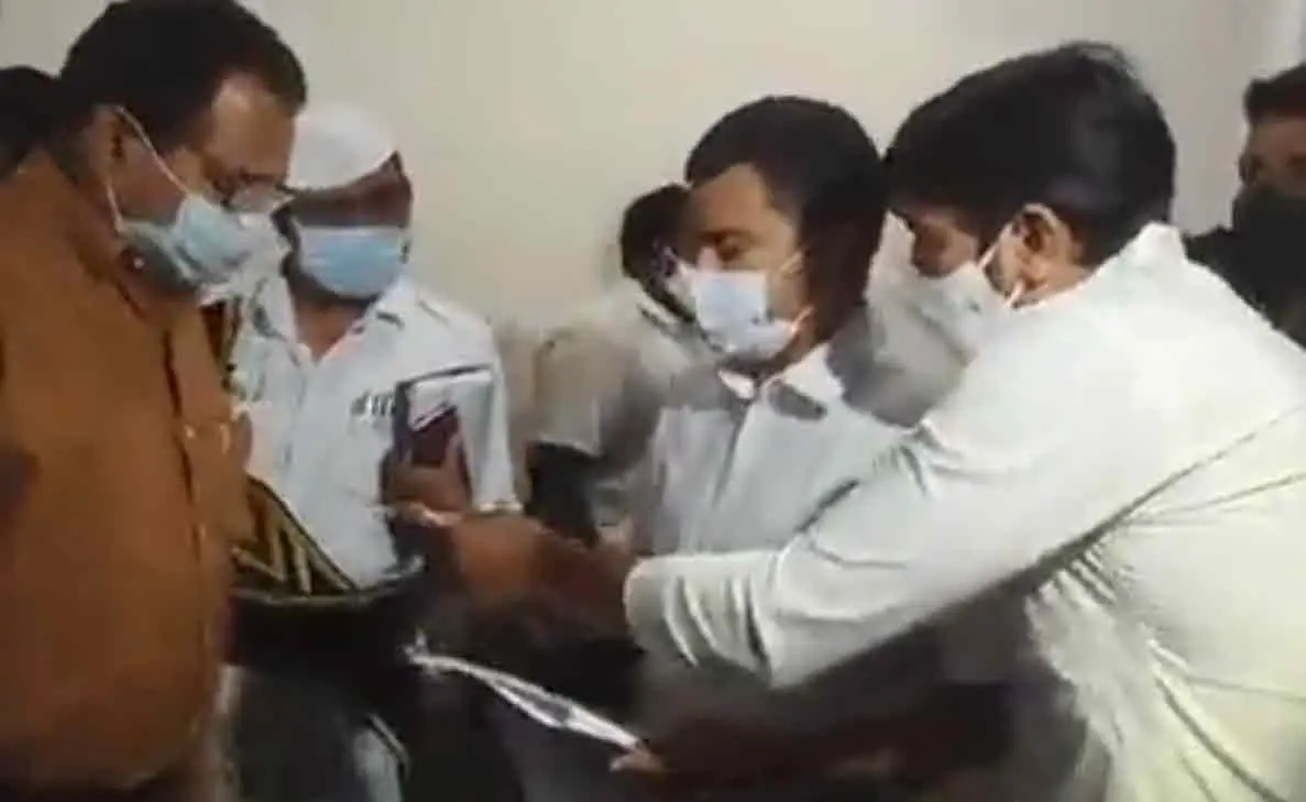 District Collector inspects theatres in Visakhapatnam