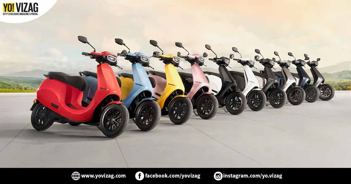 Ola electric scooters ready for delivery in Visakhapatnam