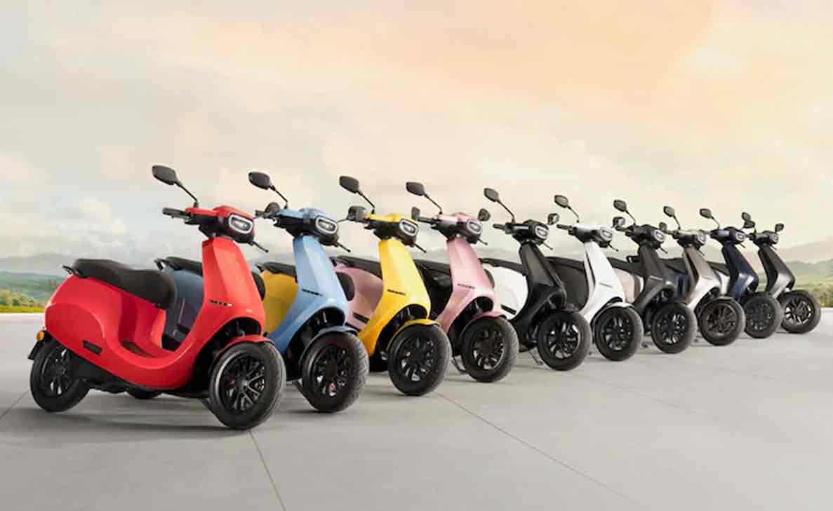 Ola electric scooters ready for delivery in Visakhapatnam