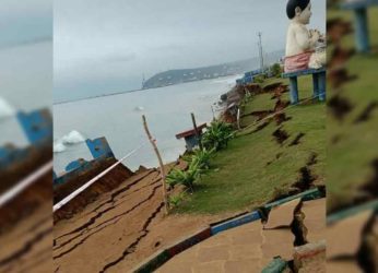 In Pics: Cyclone Jawad wreaks havoc at RK Beach in Vizag