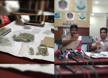 Young drug peddlers arrested by Visakhapatnam City Police