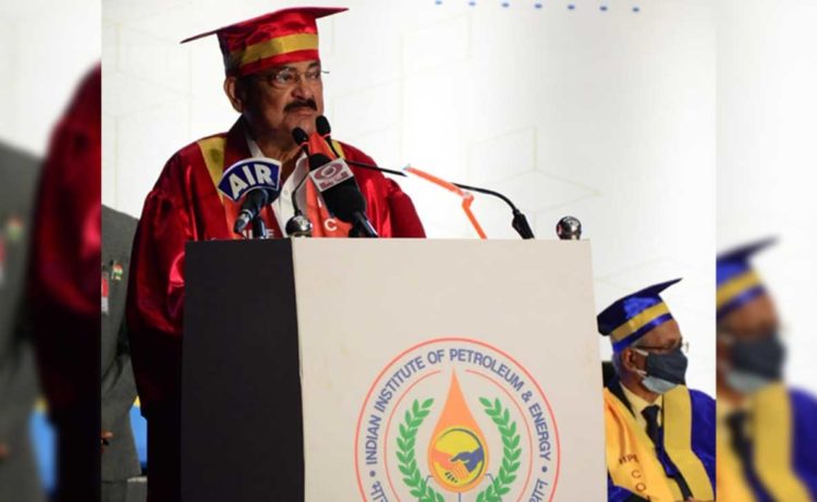 M Venkaiah Naidu addresses at the first IIPE Convocation in Vizag