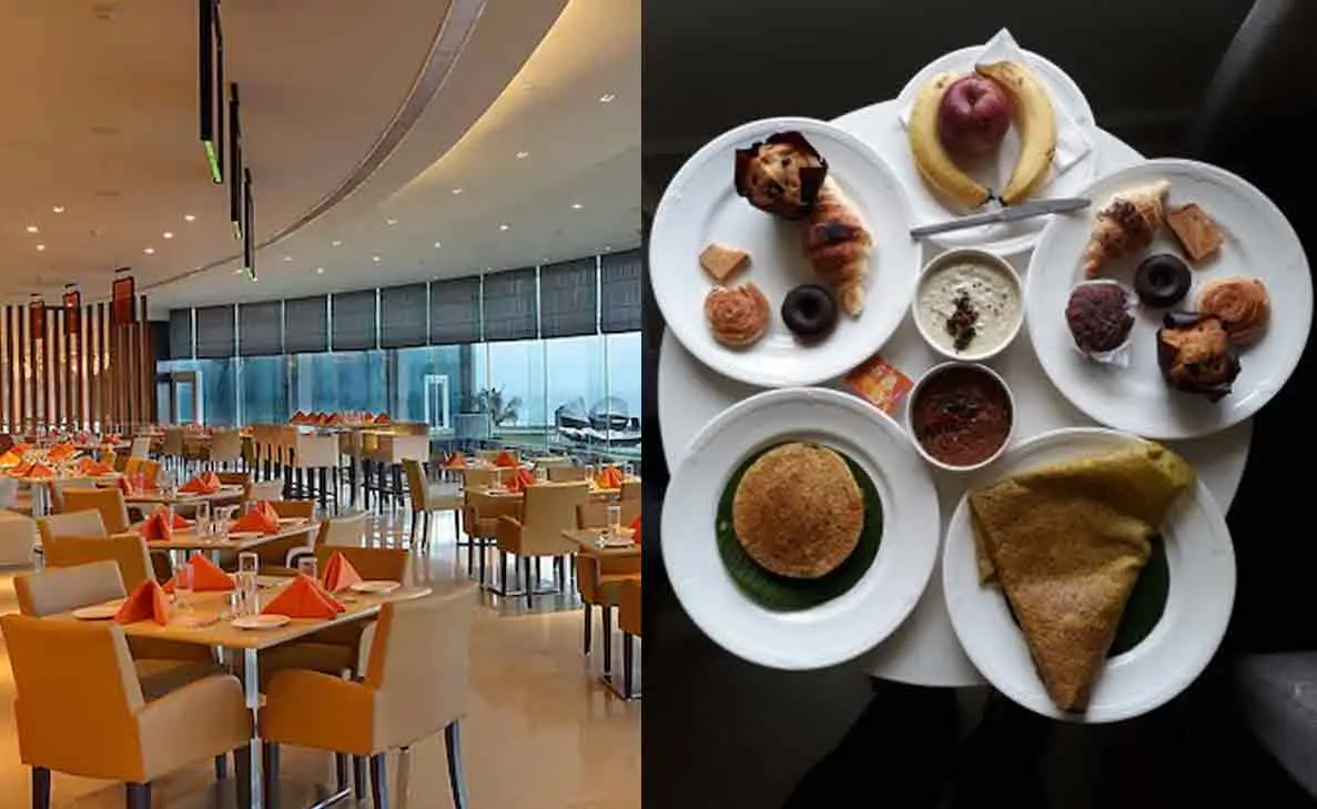 Scrumptious buffet breakfast at star hotels in Visakhapatnam