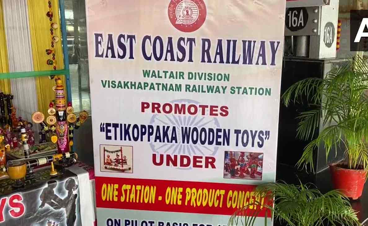 Visakhapatnam Railway Station launches Etikoppaka Toys as part of 'One Station One Product'
