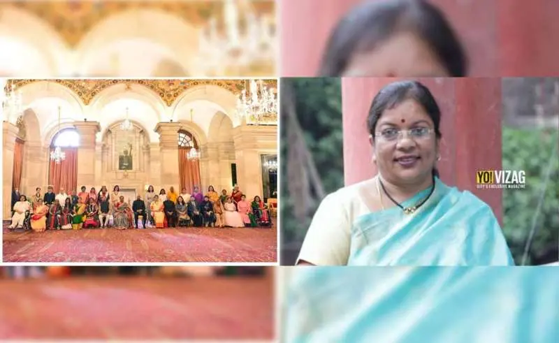 AU professor from Visakhapatnam receives Nari Shakti Puraskar