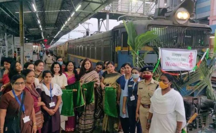 East Coast Railways flags off special train operated by women employees