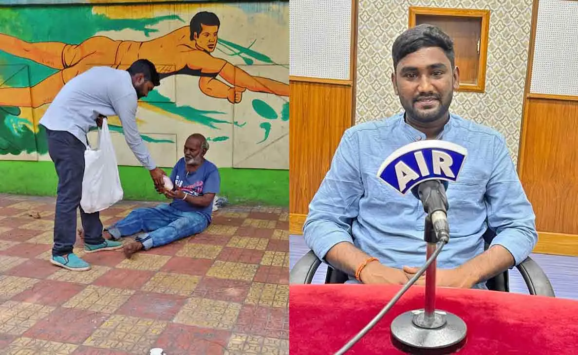 Beyond economic barriers, this social worker from Vizag renders selfless service