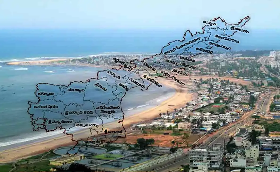 The 200 year old history of district reorganization in Andhra Pradesh