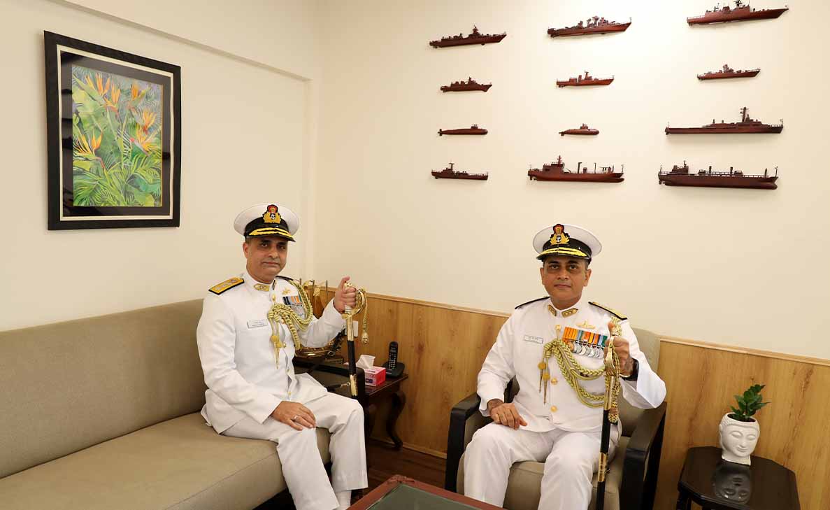 RAdm Sanjay Sadhu takes over as ASD Naval Dockyard Visakhapatnam