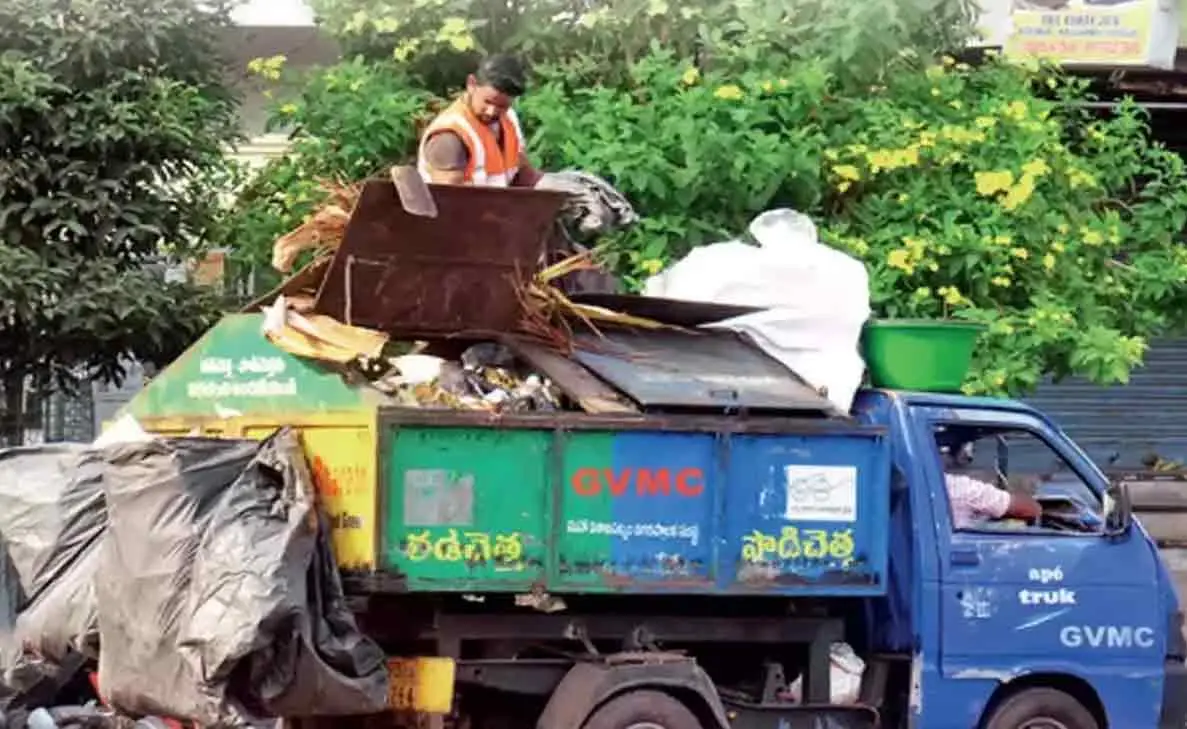 Clean Andhra Pradesh (CLAP) vehicles to collect waste by 6 am in Vizag