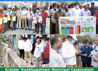 Vizag leads Swachh Survekshan 2022 in Citizen Feedback Category