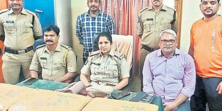 Person smuggling ganja to Haridwar via train arrested in Visakhapatnam