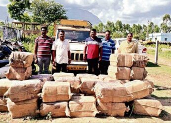 780 kg of ganja seized while being transported from Vizag agency areas