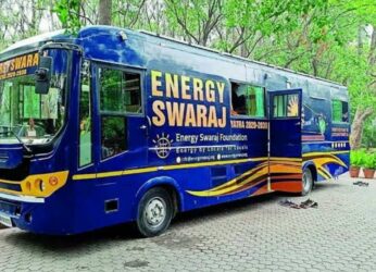 ‘Energy Swaraj Yatra’; Solar bus reaches Vizag to spread awareness