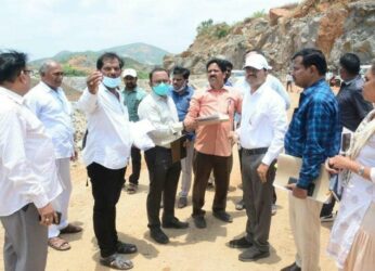 Visakhapatnam Collector inspects Rushikonda Hill as per NGT orders