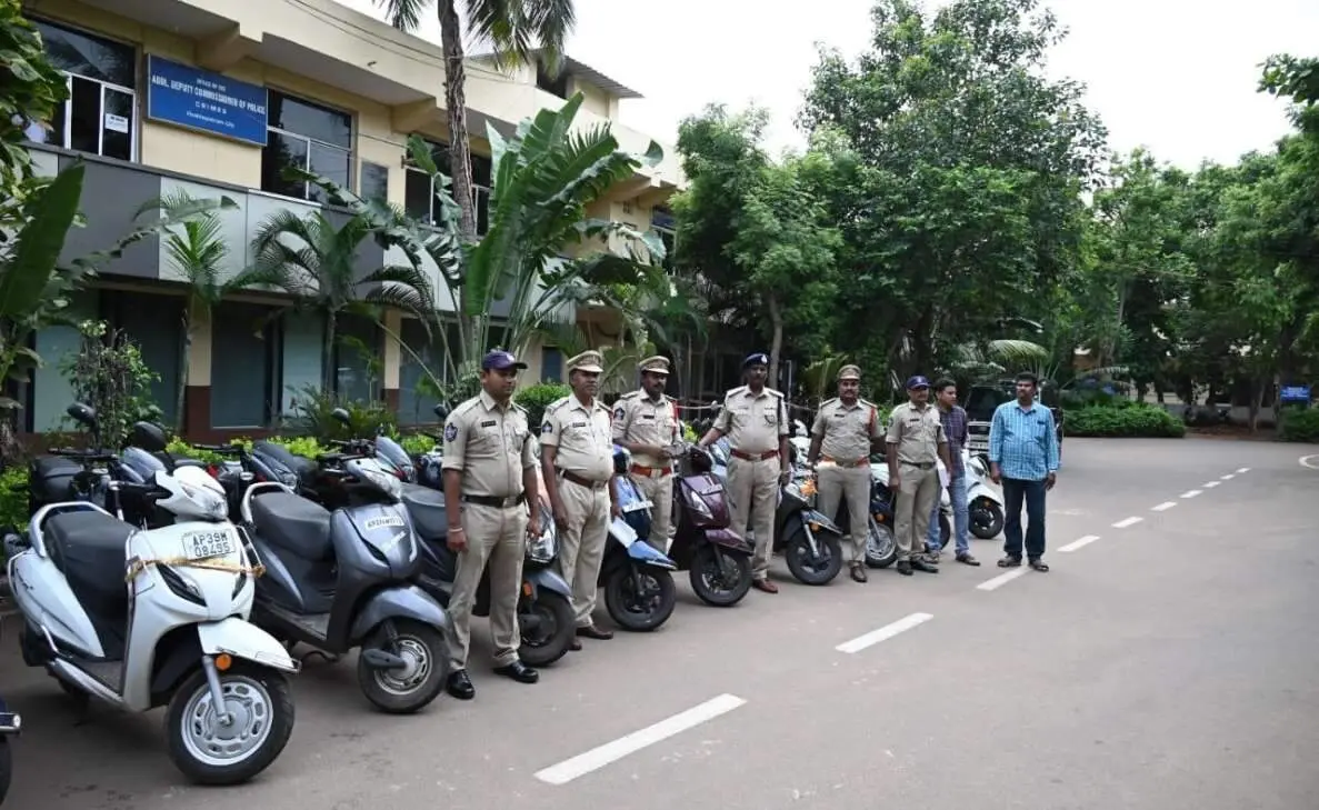Man accused of bike robberies arrested in Vizag, 25 bikes recovered