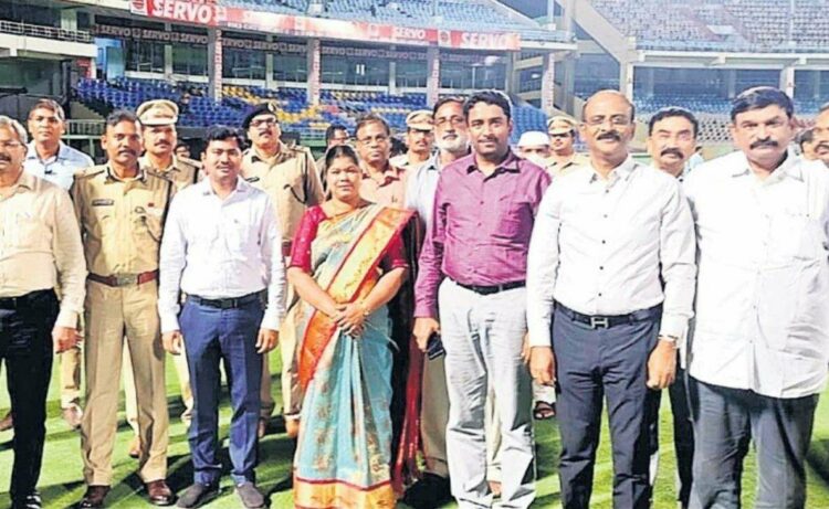 Arrangements for IND vs SA T20 cricket match in full swing in Vizag