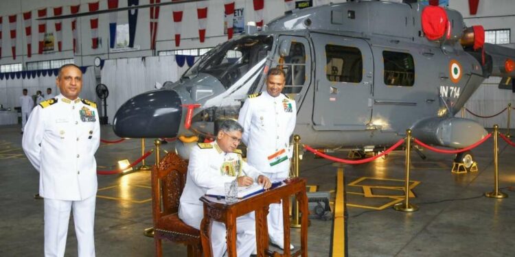 Indian Navy commissions first ever ALH MK III Squadron INAS 324 in Visakhapatnam
