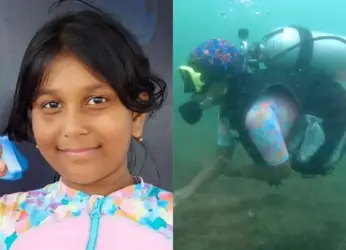 Debopriya Saha- the Vizag girl who became the youngest certified scuba diver in the world