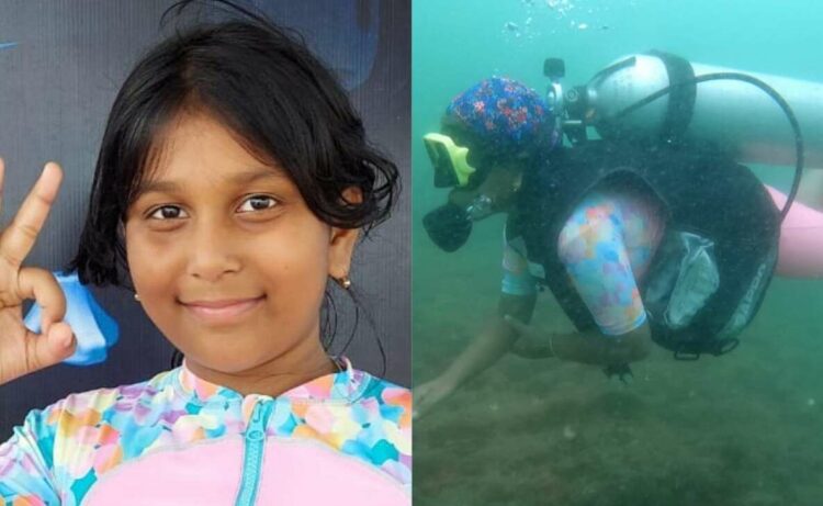Debopriya Saha- the Vizag girl who became the youngest certified scuba diver in the world