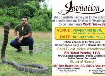 Conservation over killing, says EGWS founder from Vizag on the eve of World Snake Day