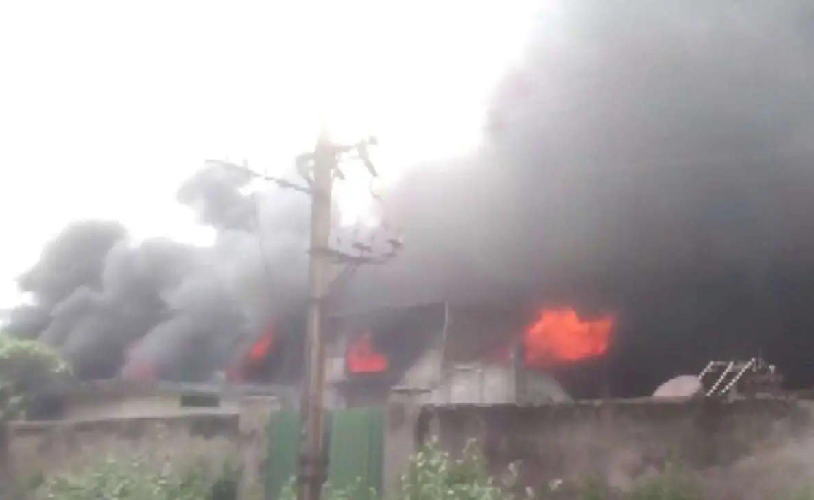 Major fire breaks out at manufacturing unit in Vizag, no casualties reported