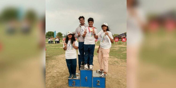 4 rifle shooters from Vizag bite the gold at National Crossbow Shooting Championship