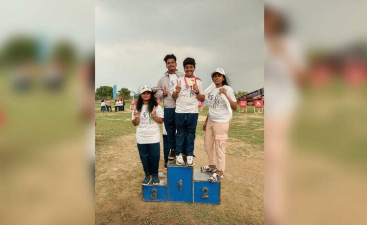 4 rifle shooters from Vizag bite the gold at National Crossbow Shooting Championship