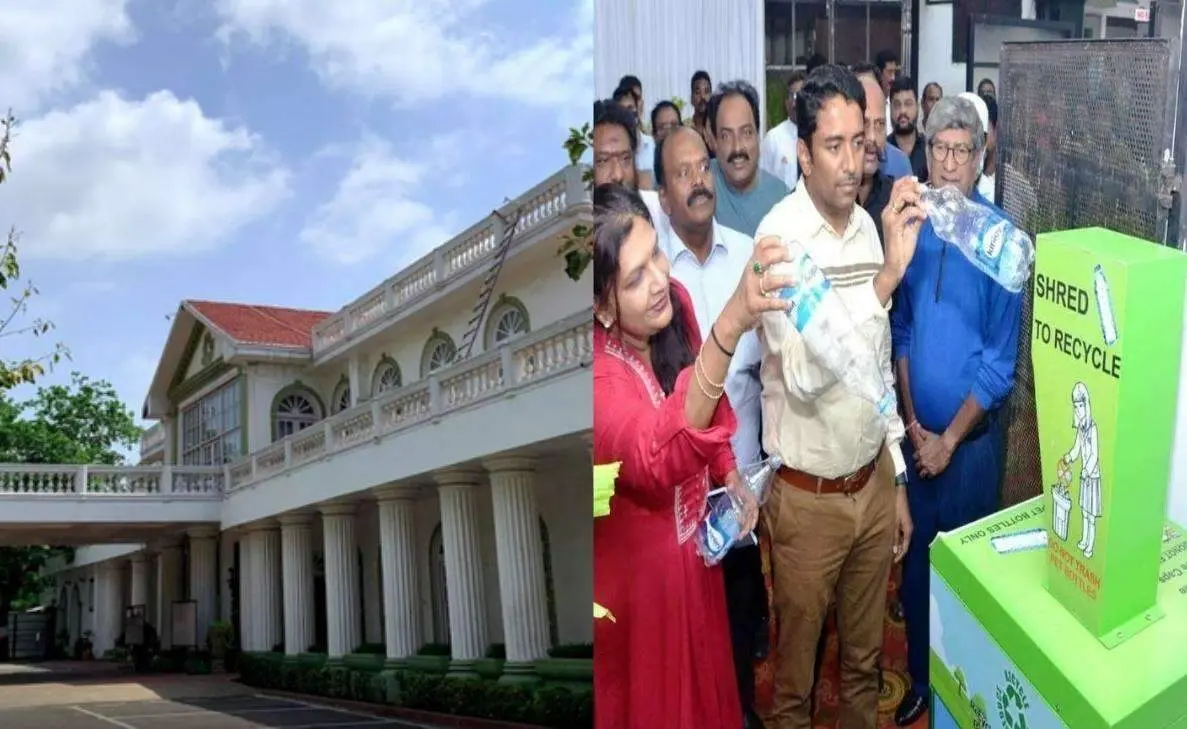 Visakhapatnam: Waltair Club declared plastic-free zone, inaugurates plastic recycling machine