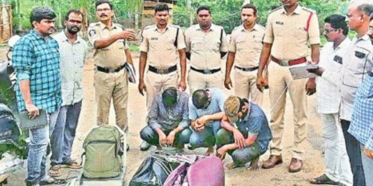 490 kgs of ganja seized in four separate cases around Visakhapatnam District