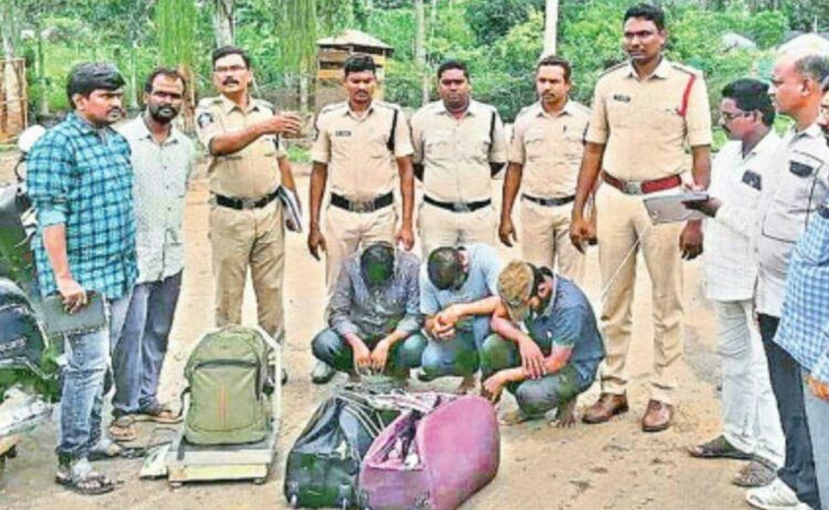 490 kgs of ganja seized in four separate cases around Visakhapatnam District