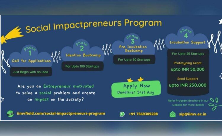 25 social impactpreneurs to get seed funding from IIM Vizag as a part of its new FIELD program
