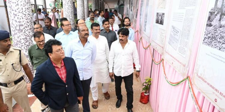 'Horrors of Partition' exhibition held at Visakhapatnam Railway Station
