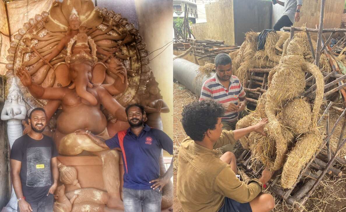 Behind the scenes: The brothers who bring the grandeur of Vinayaka Chavithi to Vizag