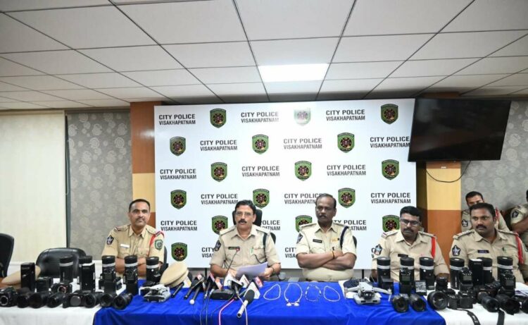 Vizag City Police get to the bottom of multiple robbery cases in the city  