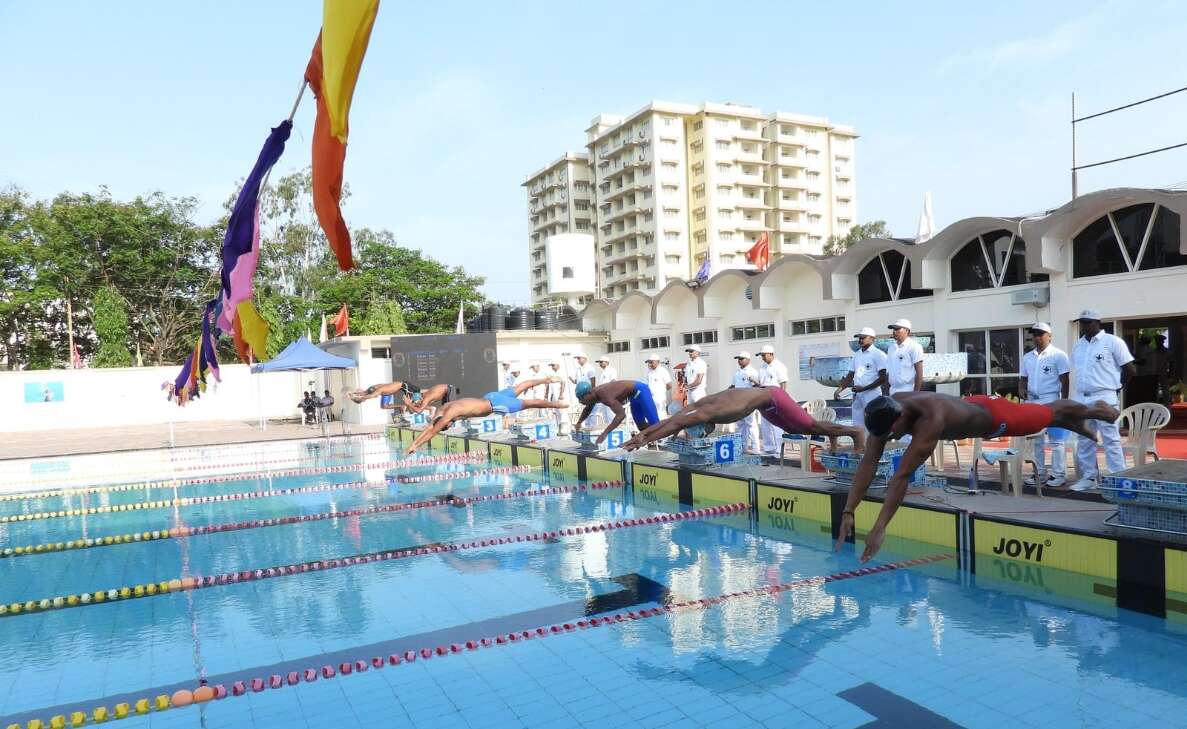 Winners of 71st Inter-Service Aquatic Championship in Visakhapatnam to represent country