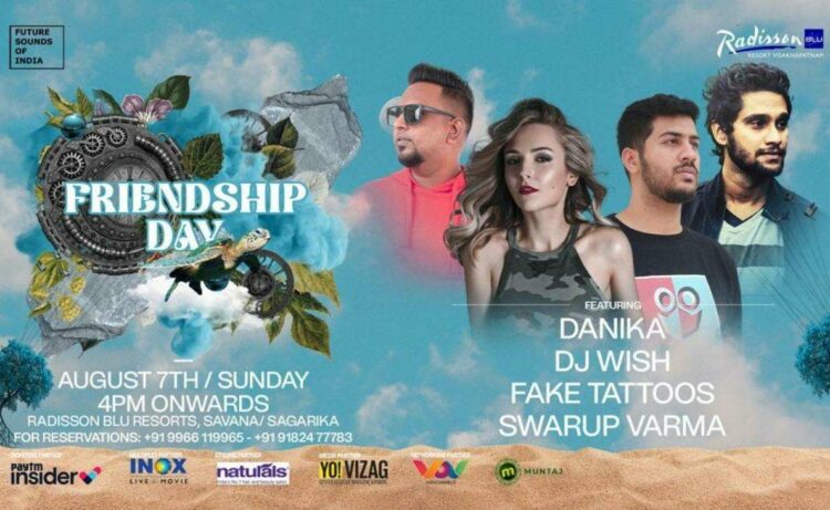 Gear up for the electrifying Friendship Day party at Radisson Blu in Vizag